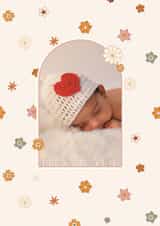 Personalised Thank You Photo Card created by Choo Choo - cute flowers Thank You Personalised Photo Card 22126