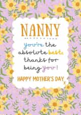 Pretty Mother's Day card - Nanny - From the Heart created by Rebecca Handy
