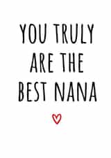 Cute Mother's Day Card - Nana - From the Heart created by Amy (Hedgecards)