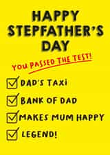 Cheeky card for your beloved stepdad - stepfather created by JayneyD Designs