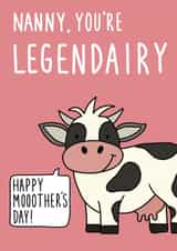Cute and Funny Mother's Day - Nanny - Legendairy created by Pen and Puns 