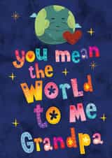 Cute Father's Day or Birthday Card For Grandpa created by Nidd And Rigg!