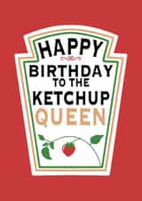 Perfect birthday card for the tomato sauce lover in your life. created by Created By AJC