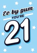 Cheeky Birthday Card - 21st - Ee by Gum created by Lindsey Sagar