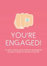 Congratulations You're engaged <3 created by Cara Bond