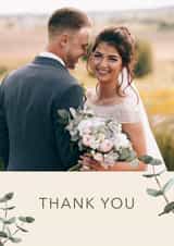 Personalised Thank You Photo Card created by Parakeets Greets thortful - thank you pretty Thank You Personalised Photo Card 22137