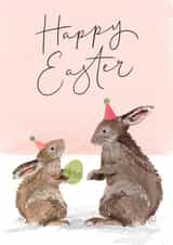 Cute Easter Card - Bunny Rabbit - Egg created by Making Meadows Ltd