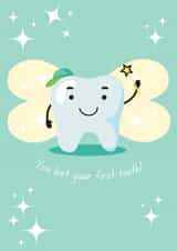 Cute Congratulations Card - Tooth Fairy - Lost your First Tooth created by Oh So Jottie Designs