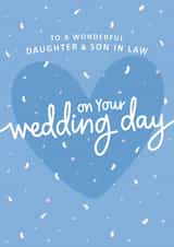 Confetti Wedding Card - Daughter and Son in Law created by Fliss Muir