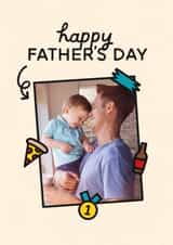 Personalised Father's Day Photo Card created by ItsJessica - Cute Father's Day Card - Things Dad Loves