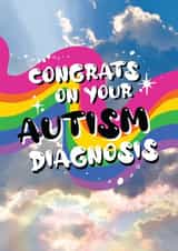 Cute Congratulations Card - Autism Diagnosis created by Fran Hennessy, Shimmy Shimmy Yay!