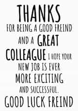 Leaving for a new job created by TIMLSET