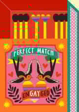 Cute Engagement Card - Matchbox - LGBTQ+ created by AbiGoLucky