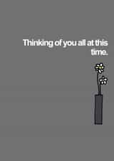 A Thortful Card For Friends Or Family - Flowers - Thinking Of You created by Sadie Cornish