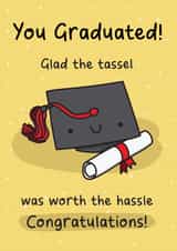 Cute Graduation Card - Student – Tassel Hassle created by The Playful Indian