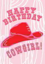 Pretty Birthday Card - Cowgirl Hat created by Maddison Ball
