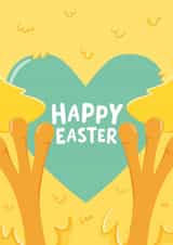 Cute Easter Chick Card - Happy Easter created by Macie Dot Doodles