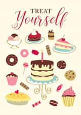 Treat Yourself Birthday Card created by The Imagination Spot