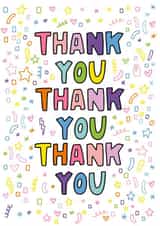 Birthday Thank You Card - Thank You For My Presents - Thank You Birthday Card created by Angela Chick