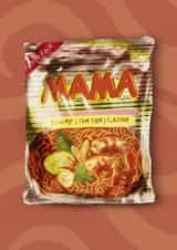 Instant noodle packet card created by owlbeard