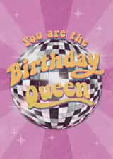 Pretty Birthday Card - Dancing Queen - You Are The Birthday Queen created by Sydney Jo Designs
