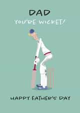 Cute Fathers Day - cricket obsessed Dad! created by Pink Pig