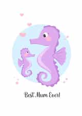 Cute Mothers Day card to the best Mum ever! created by Beach Life Studio