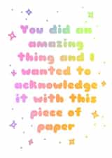 Congratulations, here’s a card created by As You Slept