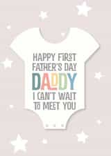 Cute Father's Day Card - Daddy - First created by Poppy Lane