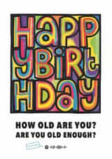 Cool Happy Mondays birthday card - Playable Track created by Choo Choo
