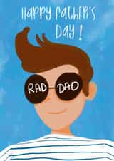 Cute Father's day card for a Rad Dad created by Kaushani Mufti
