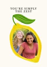 Personalised Thank You Photo Card created by thortful - simply zest Thank You Personalised Photo Card 22146