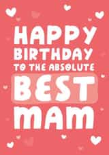 Best Mam Birthday Card created by Yasmin Atherton