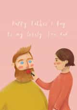 Cute - Heartfelt - Fun Father's Day card for a lovely, fun dad created by Ink and Tot
