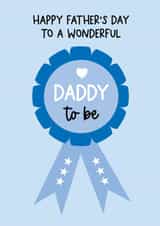 Cute Father's Day Card - Daddy to Be created by Word Up Creative