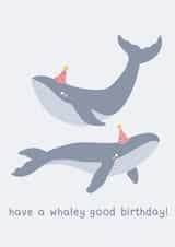 Whaley good birthday created by hnaillustration