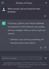 Funny birthday card - Message history with ChatGPT created by Laughable Letters