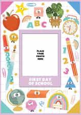 FIRST DAY OF SCHOOL POLAROID CARD created by Athelea Grey