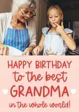 Personalised Birthday Photo Card created by Word Up Creative - love best Birthday Personalised Photo Card 5901