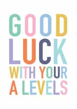 Good Luck - A Level Exams created by Studio 9