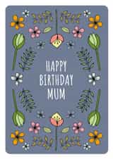 Pretty Birthday Card Suitable For Lovely Mums - Floral created by Amy Munro