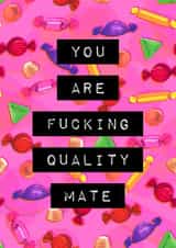 Quality Friendships - Sweary Edition - Thank You - I Love You created by davidhydefierce