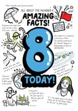 Happy 8th Birthday! Fun facts for 8-year olds! Amazing! created by Daniel Benney
