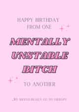 Birthday - Funny - Friends - Mental Health created by DesignedbyMC