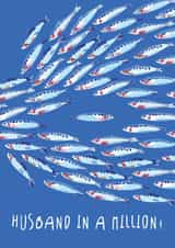 Cute Anniversary Card - Husband In A Million created by Vicki Nelli