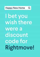 Funny New Home Card for a loved one - Rightmove Card - New House created by By Rob Moore