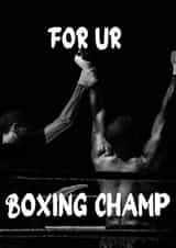 Congratulations on Becoming a Boxing Champion: Knocking Out the Competition! created by Artifice