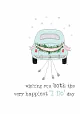 Pretty Wedding Card - Happiest I Do Day created by Dandelion Stationery