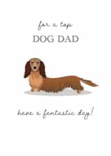 Cute Dog Dad Birthday Day Card created by Pink Pig