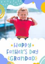 Personalised Father's Day Photo Card created by Joanne Hawker - Cute Father's Day Card - Grandad - From the Kids